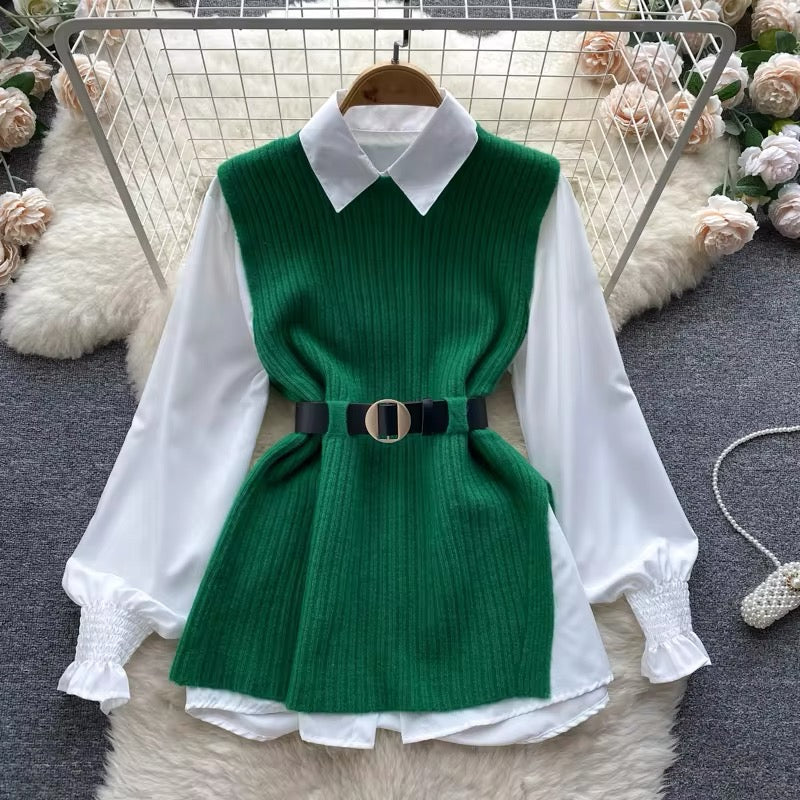 Vest and shirt