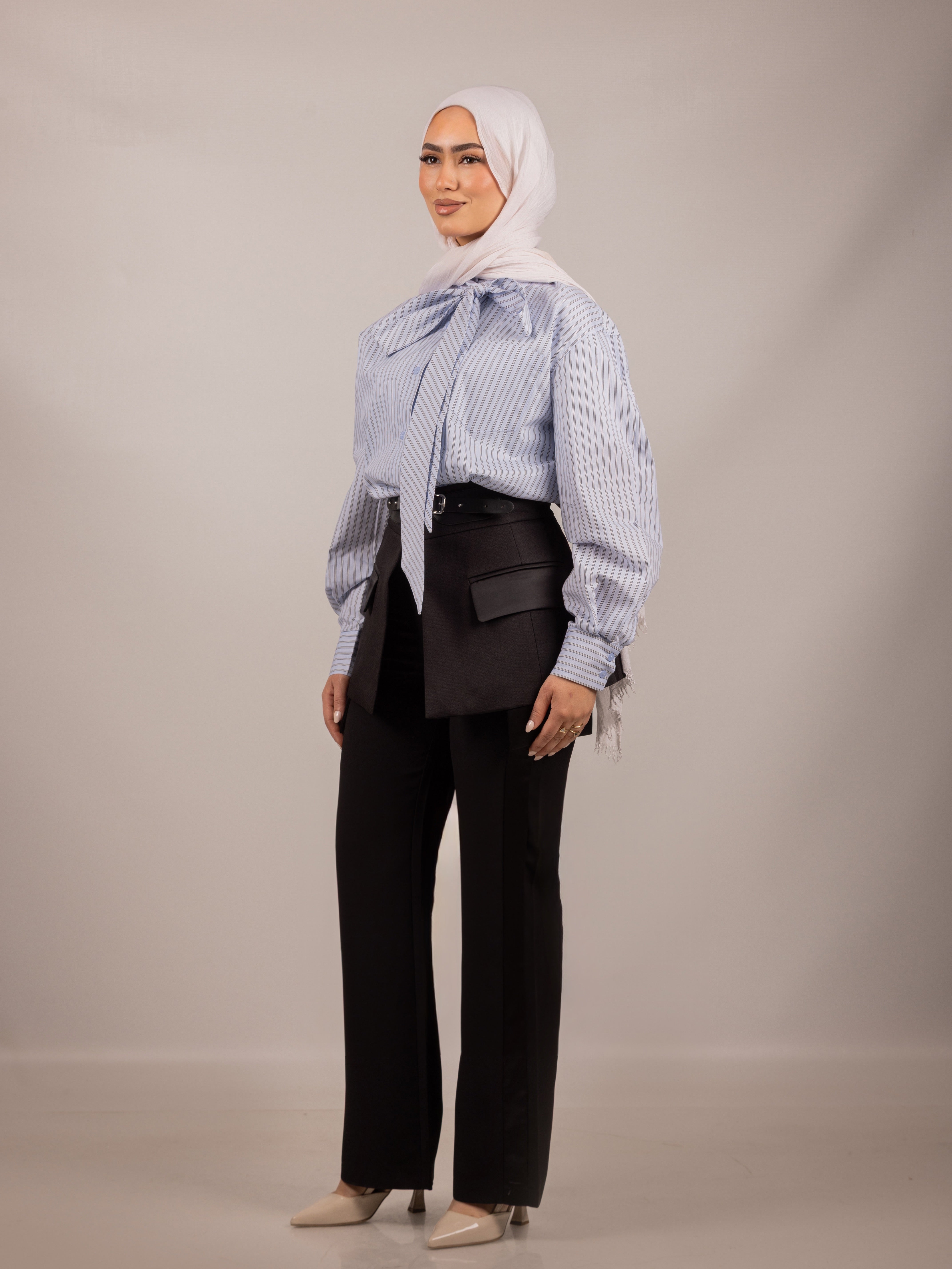 Layered Belted Pant