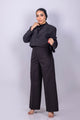 Cropped Blazer Set