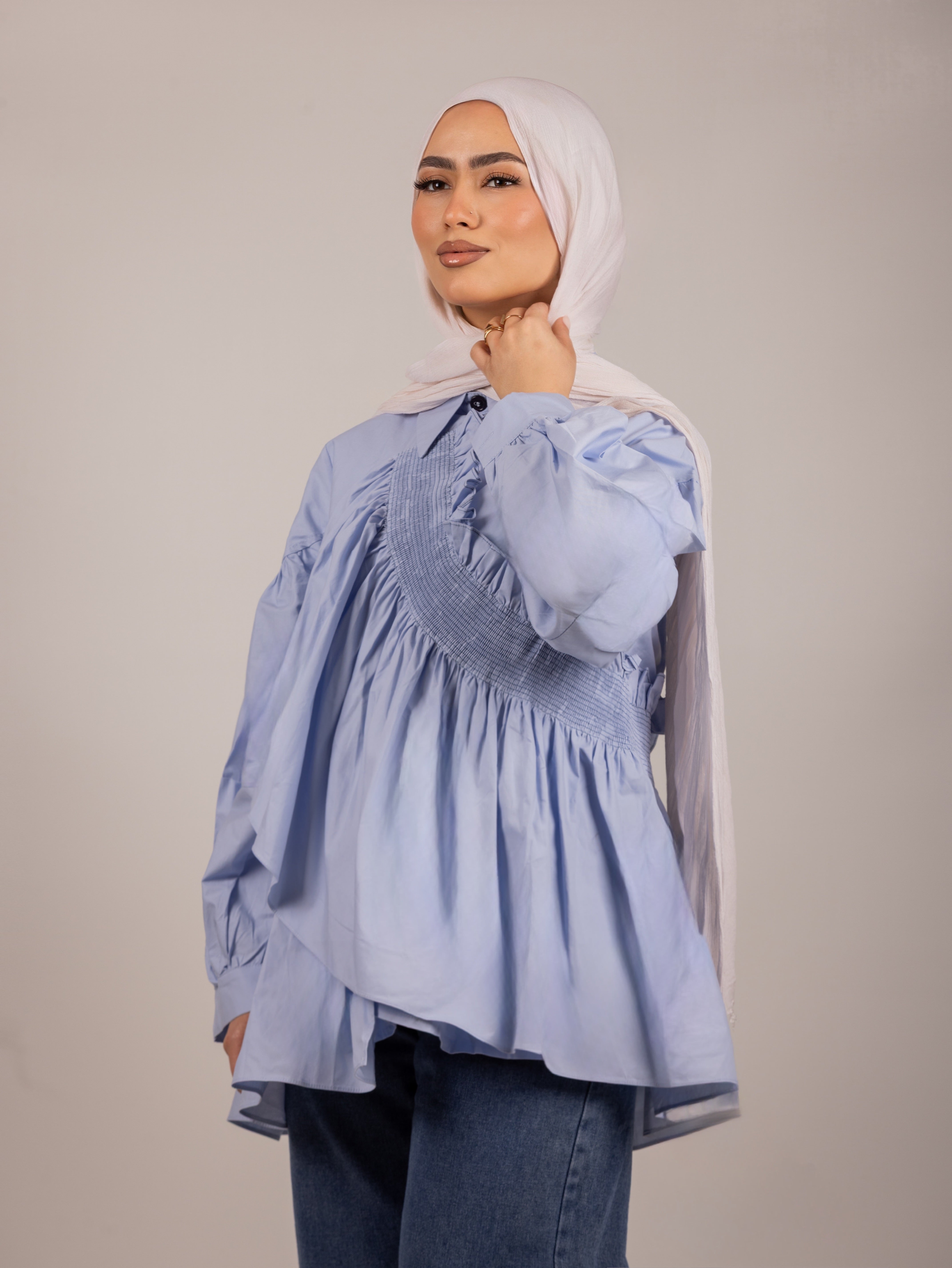 Ruffle Detail Shirt