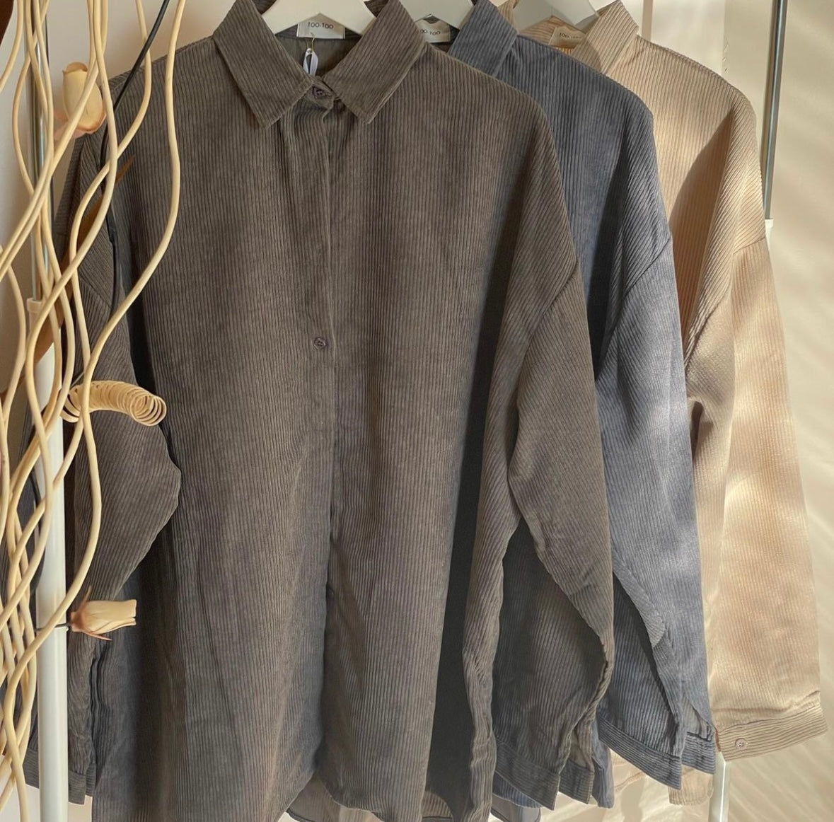 Corduroy Oversize Shirt