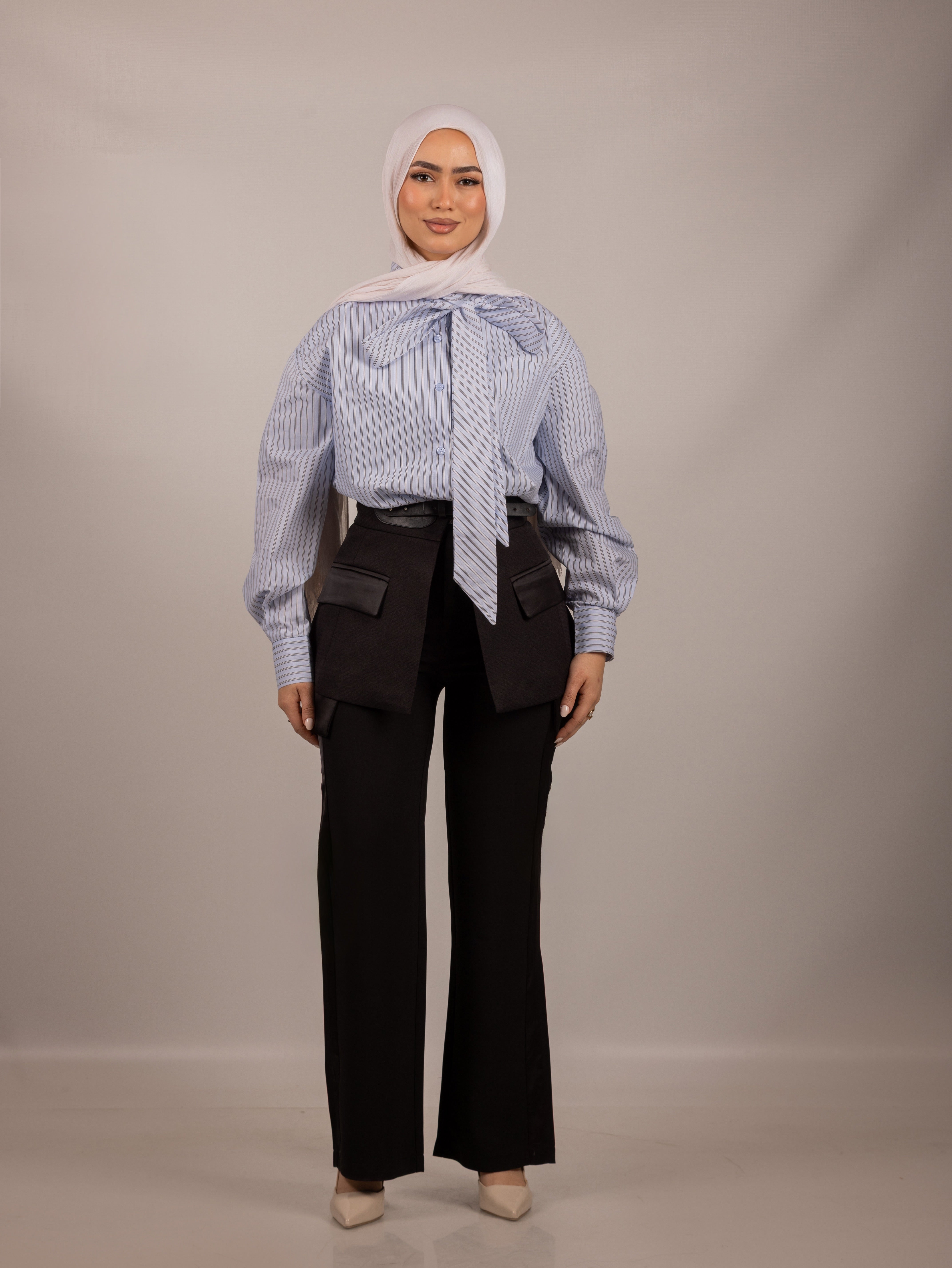 Layered Belted Pant