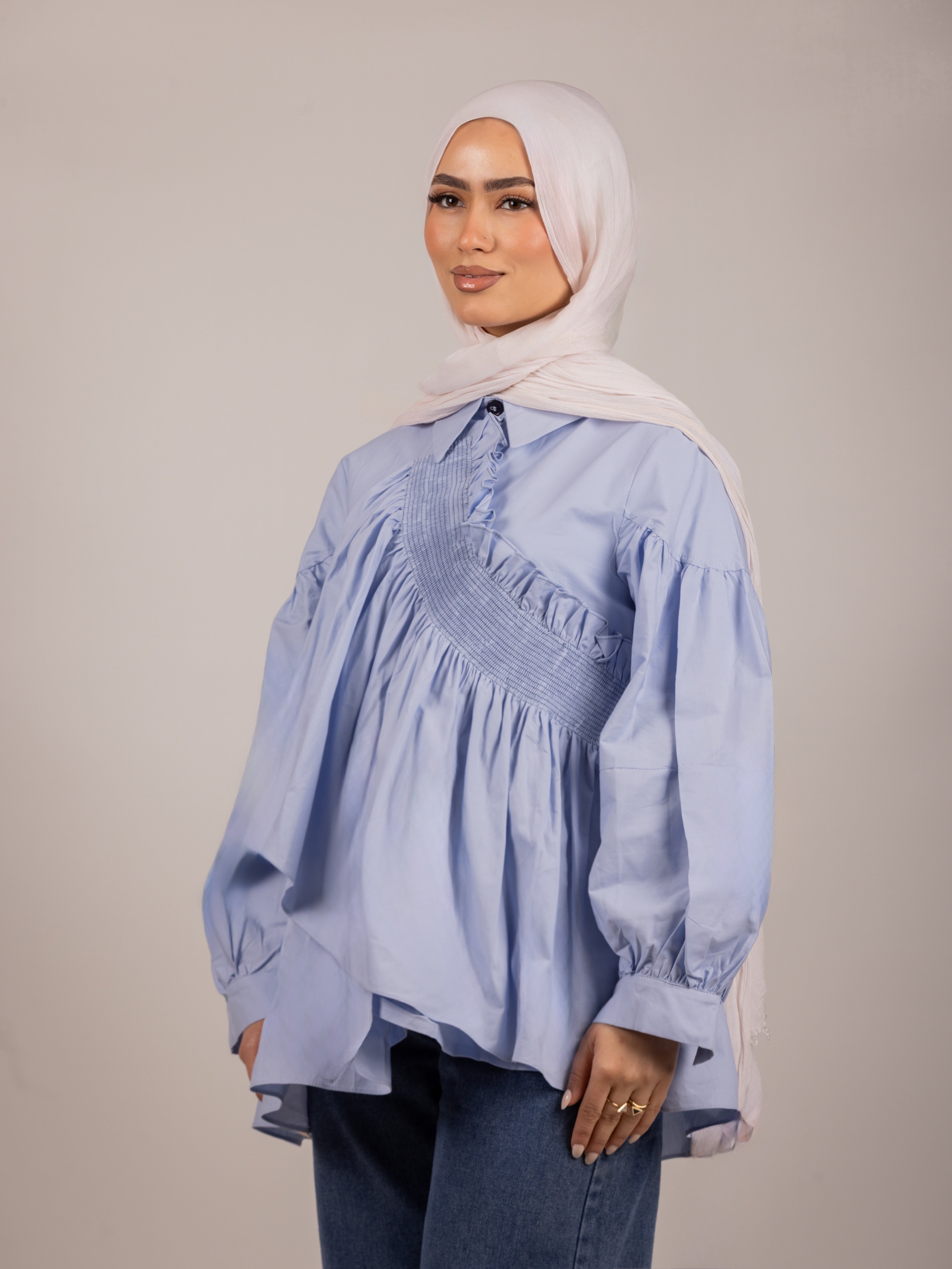Ruffle Detail Shirt
