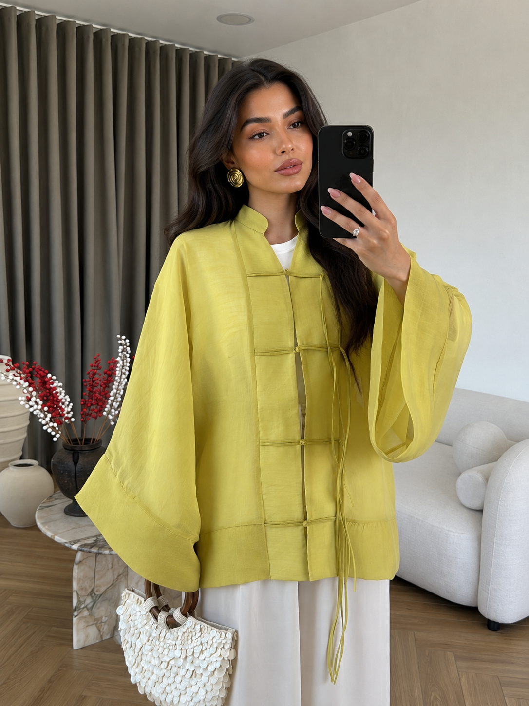 Flowy Linen Overshirt