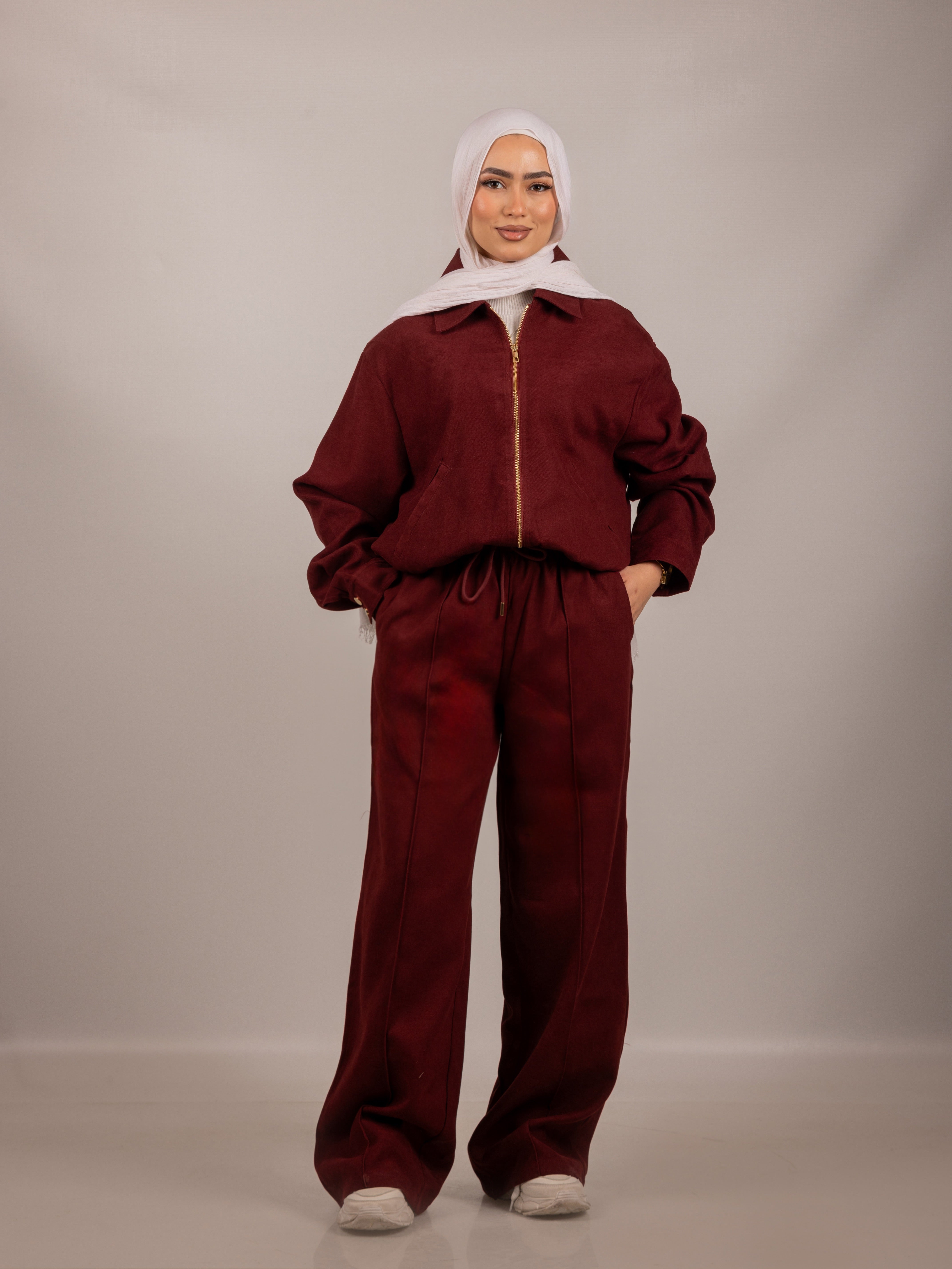 Relaxed Zip-Up Set