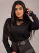 Elegant Lace Trim Top