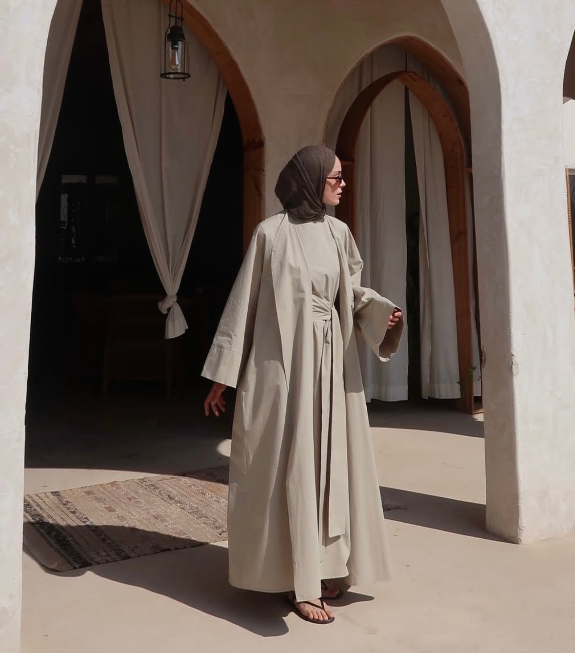 Mint Abaya Set
