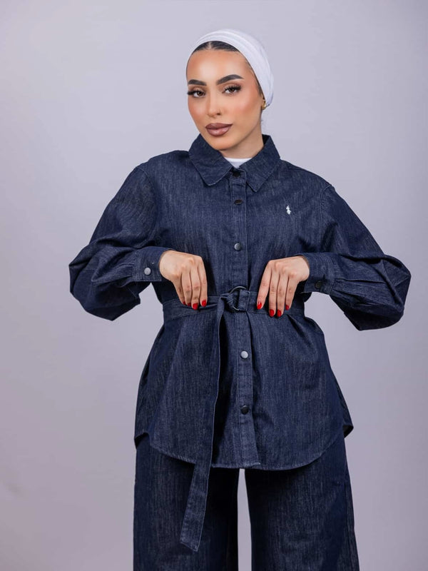 DENIM BOLO SET