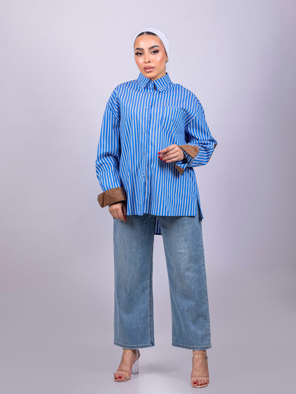 OVERSIZED STRIPED SHIRT
