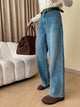 High-Waisted Wide Leg Jeans
